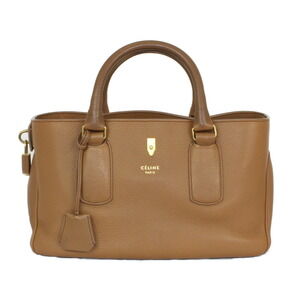 Celine Boogie Bag Tan Brown Leather